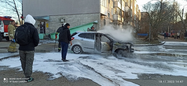 Два автомобиля сгорели за минувшие сутки в Ивановской области